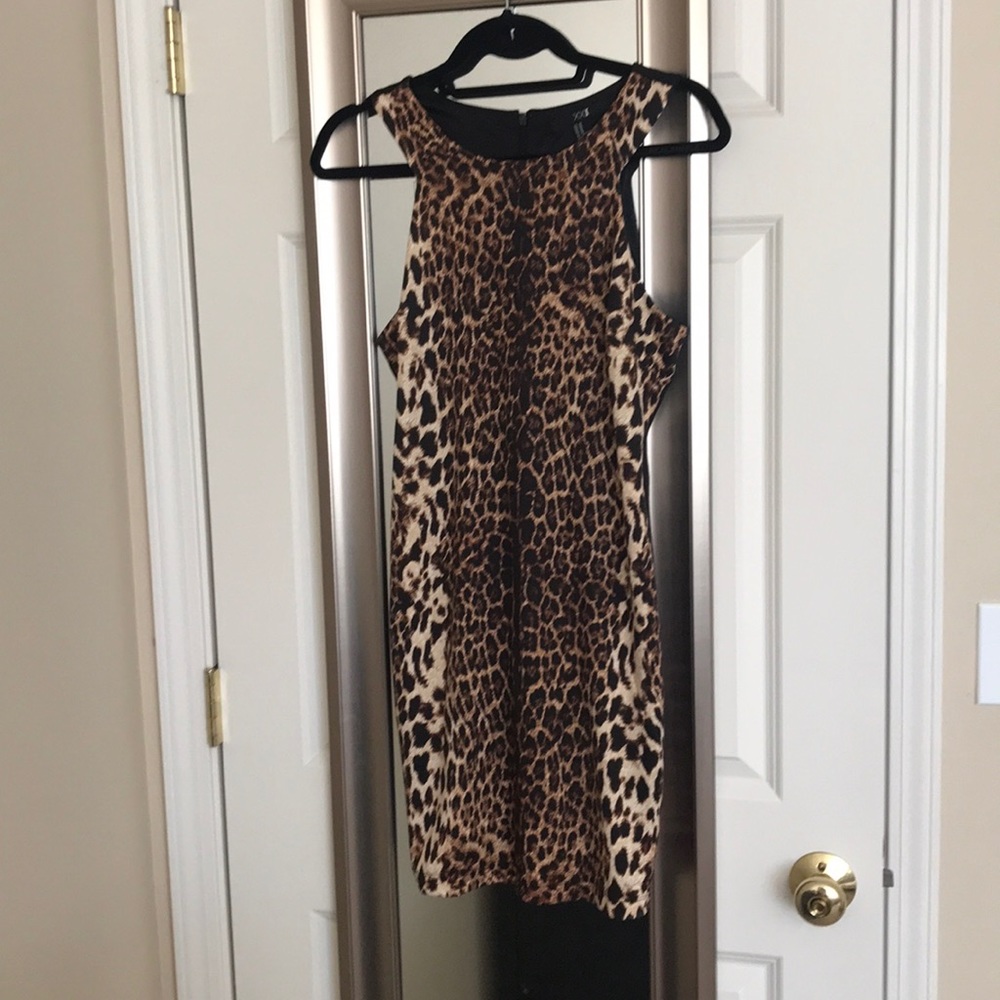 Forever 21 leopard bodycon dress